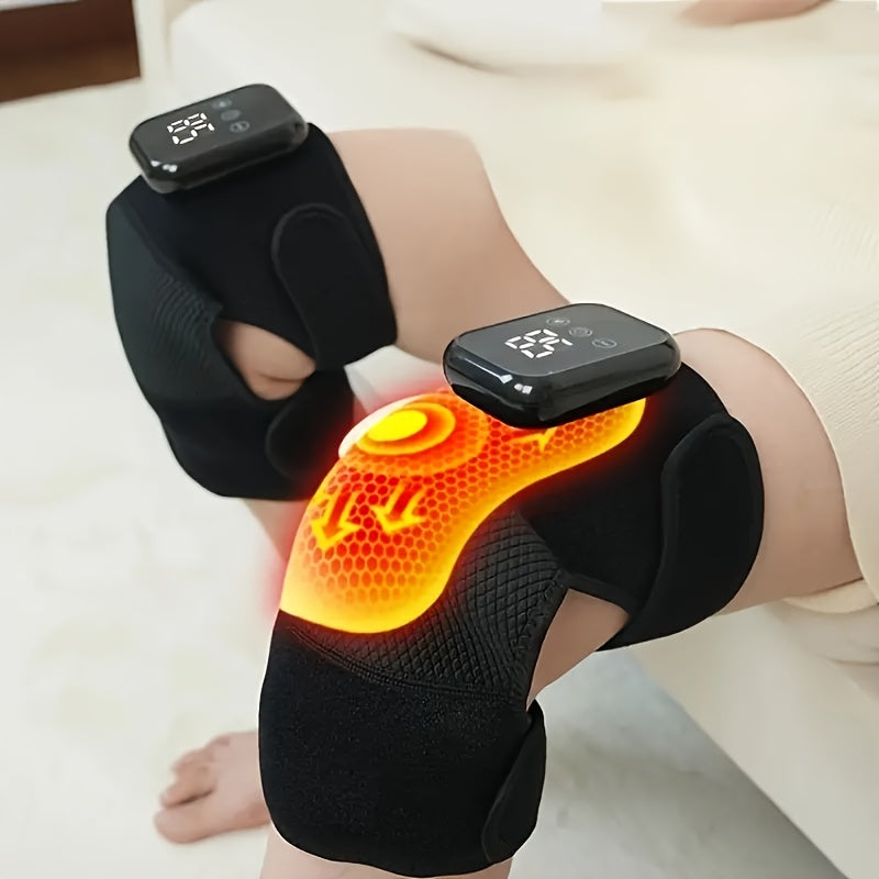 NNETM 3-in-1 Heated Knee, Elbow, and Shoulder Massager – Wireless(Black)-3