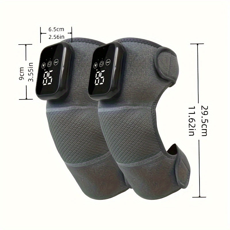 NNETM 3-in-1 Heated Knee, Elbow, and Shoulder Massager – Wireless(Black)-2