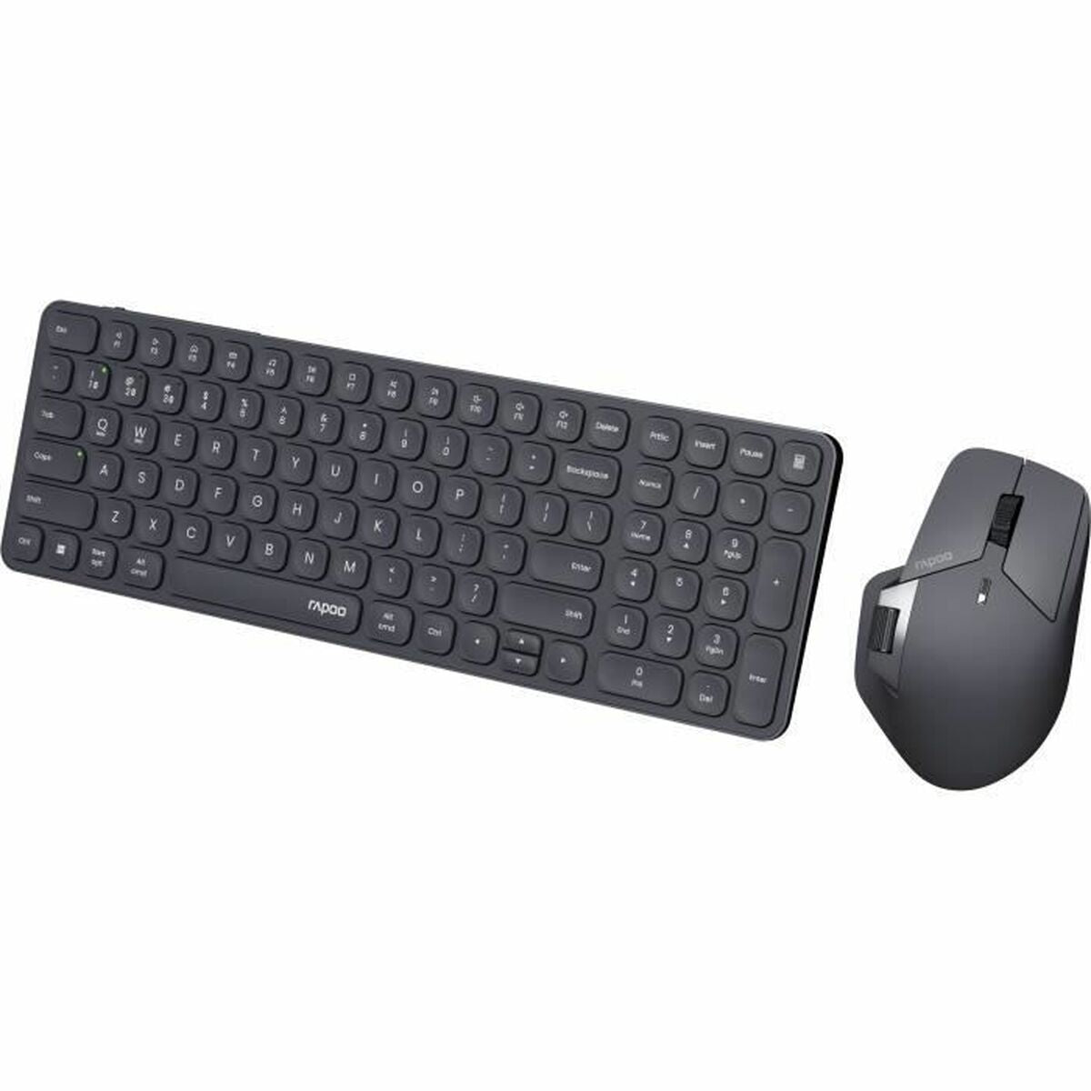 Keyboard and Mouse Rapoo 9760M Grey AZERTY-3