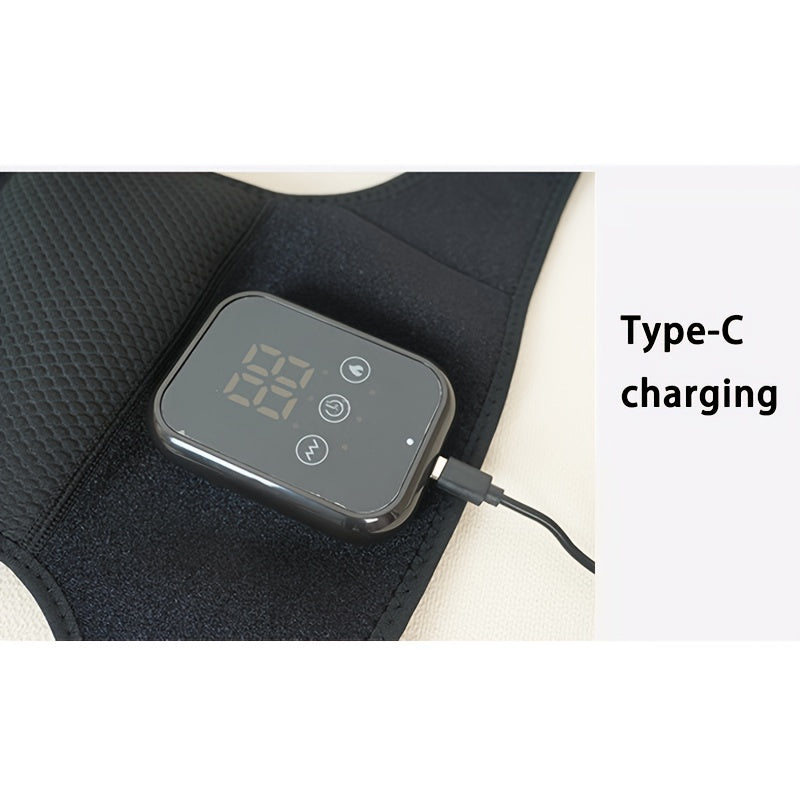 NNETM 3-in-1 Heated Knee, Elbow, and Shoulder Massager – Wireless(Black)-4