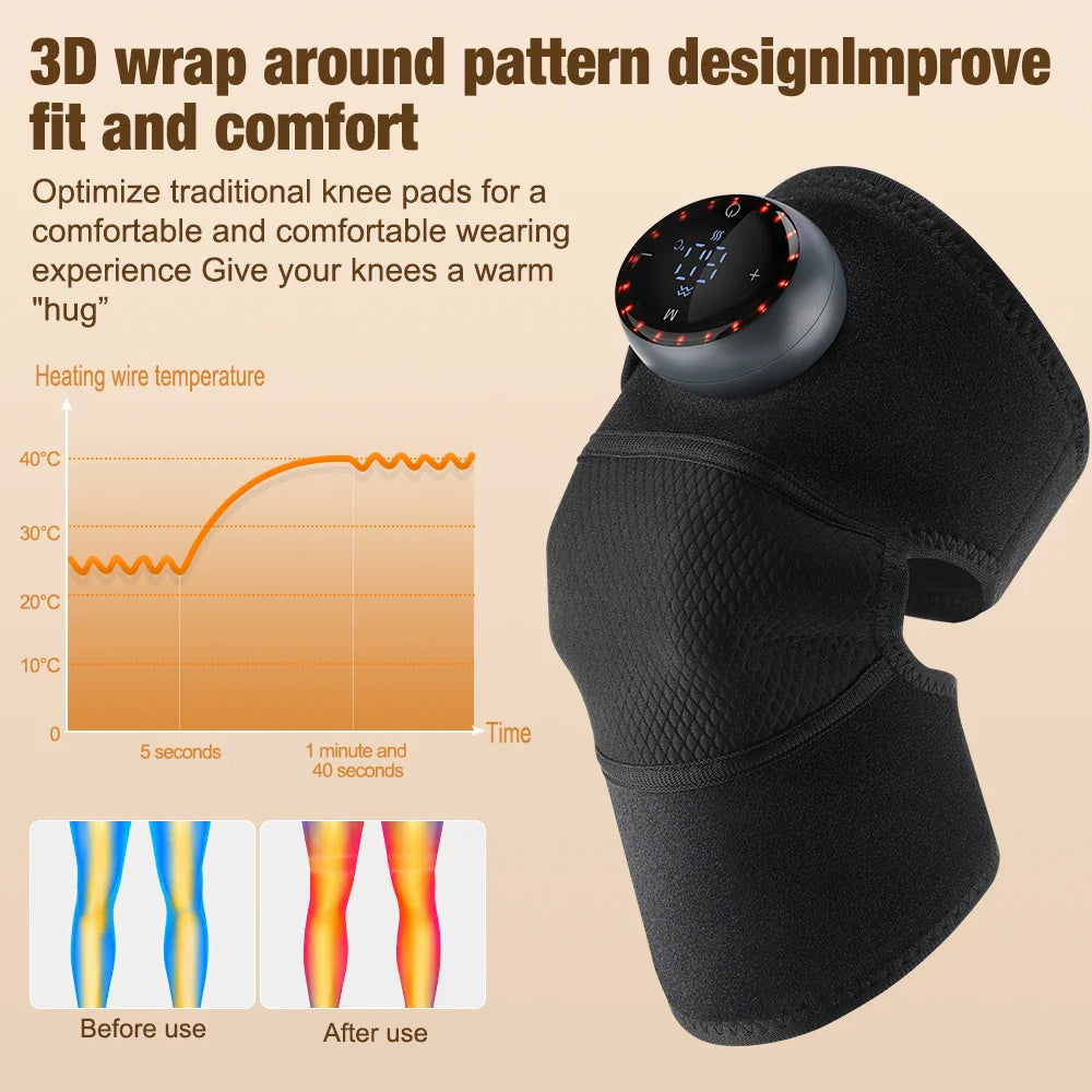 NNEOBA  2PCS Heating Knee Shoulder Elbow Massager-3