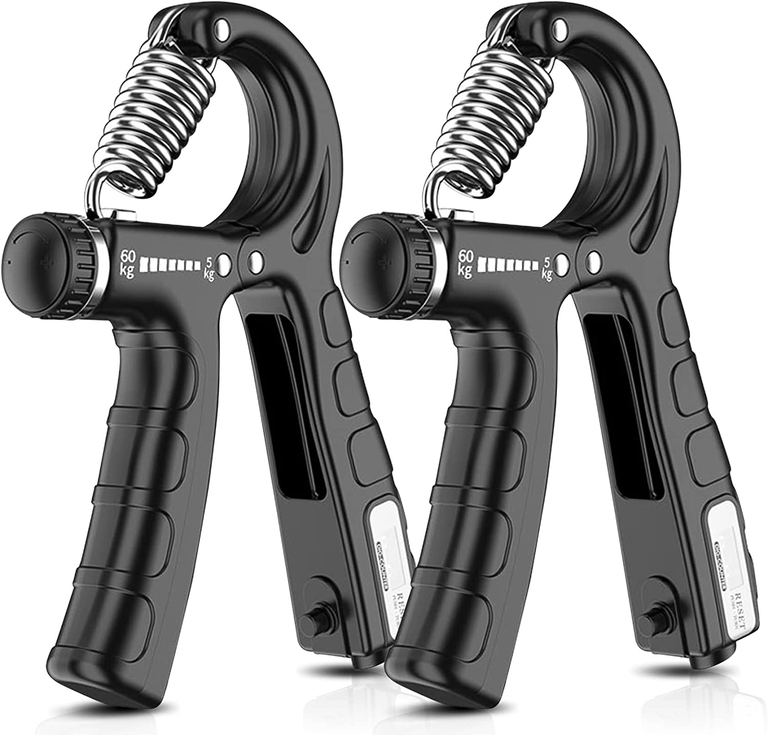 NNEDSZ 2 Pack Adjustable Hand Grip Strengthener for Hand Grip Strength and Wrist Rehabilitation (Resistance 5-60 kg)-0