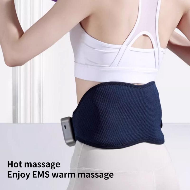 Hot Compress Waist Massager For Period Pain Relief Navy Blue-3