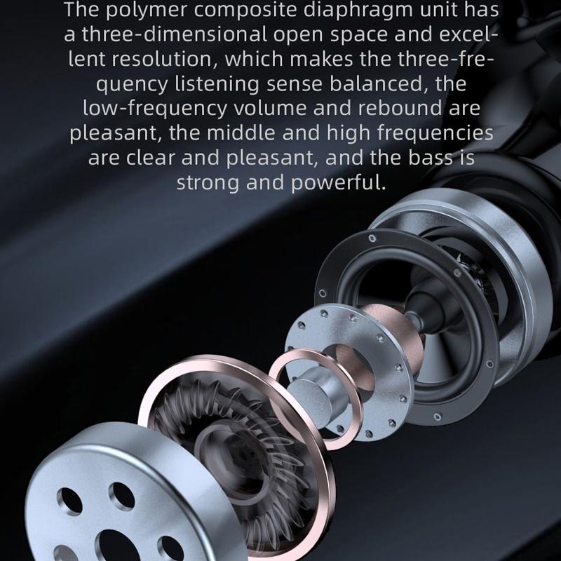 NNEDSZ Wireless Bluetooth Earphones With Charging Case - F8 - Blue Double Ear-3