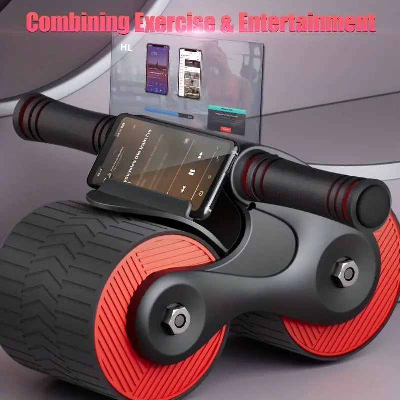 NNETM Automatic Rebound Abdominal Muscle Training Wheel-1